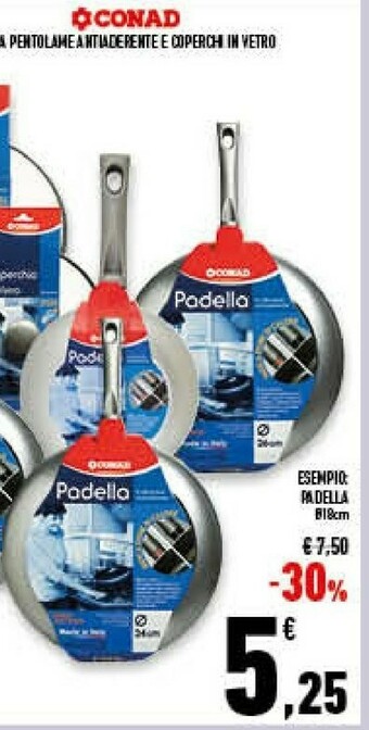 Conad Superstore Conad padella offerta
