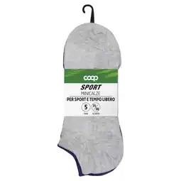 Coop CONFEZIONE 5 MINICALZE DONNA O UOMO COOP offerta