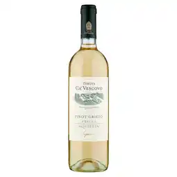 Coop PINOT GRIGIO FRIULI AQUILEIA D.O.C. TENUTA CÀ VESCOVO offerta