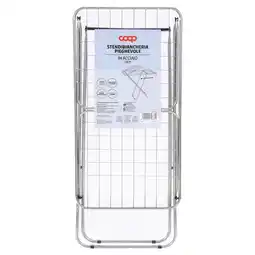 Coop STENDIBIANCHERIA IN ACCIAIO A CAVALLETTO CON ALI COOP offerta