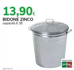 Basko Bidone zinco offerta