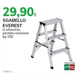 Basko Sgabello everest in alluminio offerta
