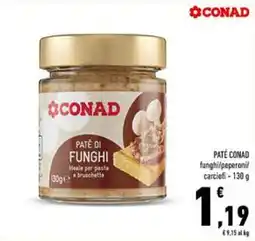 Conad Paté CONAD offerta