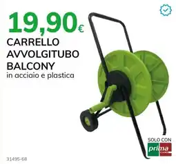 Basko Carrello avvolgitubo balcony in acciaio e plastica offerta