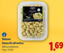 Lidl Deluxe Gnocchi all'ortica offerta