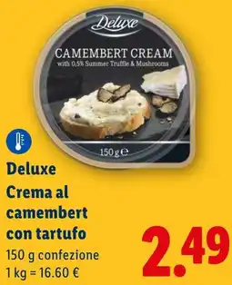 Lidl Deluxe Crema al camembert con tartufo offerta