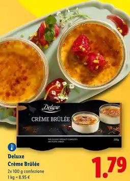 Lidl Deluxe Crème Brûlée offerta