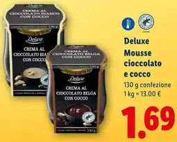 Lidl Deluxe Mousse cioccolato e cocco offerta
