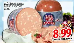 Il Genio Supermercato Alcisa mortadella lavino pistacchio offerta
