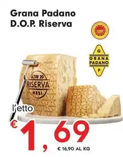 Despar Grana Padano D.O.P. Riserva offerta