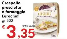 Despar Crespelle prosciutto e formaggio Eurochef offerta