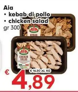 Despar Aia kebab di pollo chicken salad offerta