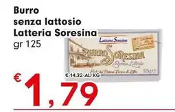 Despar Burro senza lattosio Latteria Soresina offerta