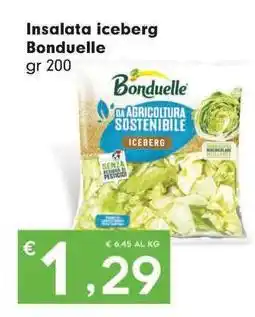 Despar Insalata iceberg Bonduelle offerta