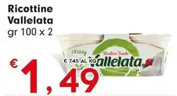 Despar Ricottine Vallelata offerta