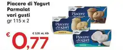 Despar Piacere di Yogurt Parmalat offerta