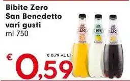 Despar Bibite Zero San Benedetto offerta