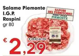 Despar Salame Piemonte I.G.P. Raspini offerta