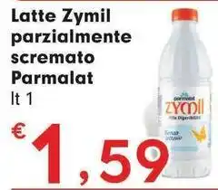Despar Latte Zymil parzialmente scremato Parmalat offerta