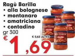 Despar Ragù Barilla offerta