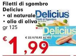 Despar Filetti di sgombro Delicius offerta