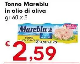 Despar Tonno Mareblu in olio di oliva offerta
