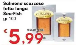 Despar Salmone scozzese fetta lunga Sea-Fish offerta
