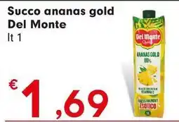 Despar Succo ananas gold Del Monte offerta