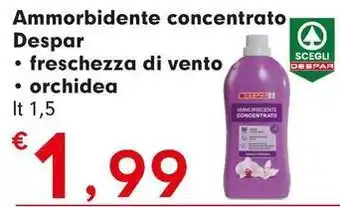 Despar Ammorbidente concentrato Despar offerta