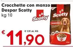 Despar Crocchette con manzo Despar Scotty offerta