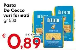 Despar Pasta De Cecco offerta