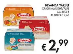 Coal Bevanda yakult original/light/plus offerta
