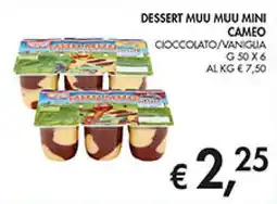 Coal Dessert muu muu mini cameo cioccolato/vaniglia offerta