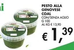 Coal Pesto alla genovese coal con/senza aglio offerta