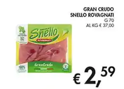 Coal Gran crudo snello ROVAGNATI offerta