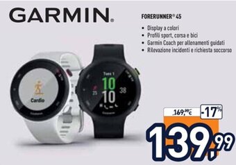 Unieuro Garmin Forerunner " 45 offerta