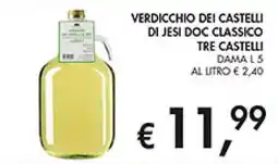 Coal Verdicchio dei castelli di jesi doc classico tre castelli damals offerta