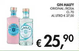 Coal Gin malfy original /rosa offerta