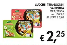 Coal Succhi i triangolini valfrutta pera/pesca offerta