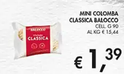 Coal Mini colomba classica balocco cell offerta