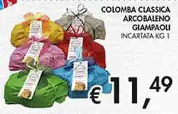 Coal Colomba classica arcobaleno giampaoli incartata offerta