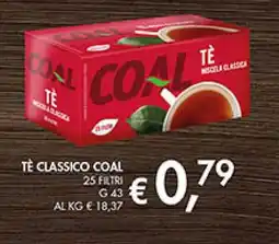 Coal Tè classico COAL offerta