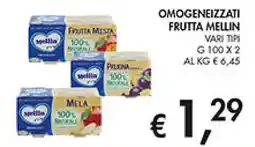 Coal Omogeneizzati frutta MELLIN offerta