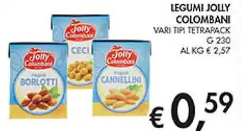 Coal Legumi jolly colombani offerta