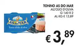 Coal Tonno as do mar all'olio d'oliva offerta