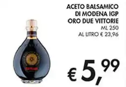 Coal Aceto balsamico di modena igp oro due vittorie offerta