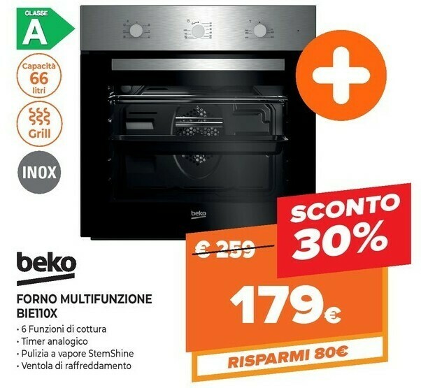 Bie110x 66 l 2400 w a acciaio inossidabile offerta di Expert