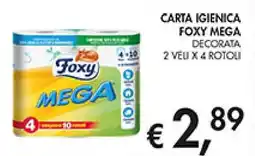 Coal Carta igienica foxy mega decorata offerta