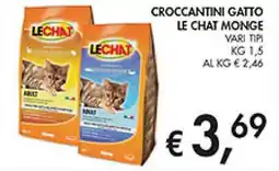 Coal Croccantini gatto le chat monge offerta