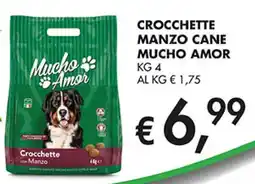 Coal Crocchette manzo cane MUCHO AMOR offerta